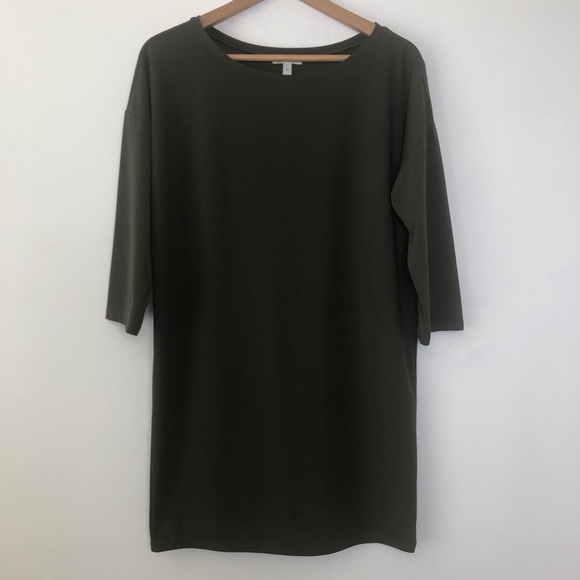 Leith Green Mini Shift Dress Size XS - Picture 2 of 11